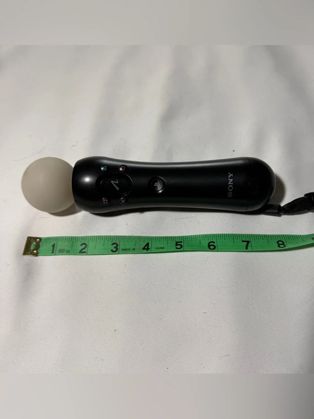 Sony Motion Controller – Black with White Sensor Globe
